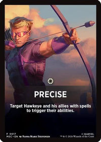 Precise Theme Card -  (MSC-017) - Commander: Marvel Super Heroes