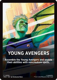 Young Avengers Theme Card -  (MSC-050) - Commander: Marvel Super Heroes