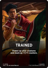 Trained Theme Card -  (MSC-058) - Commander: Marvel Super Heroes