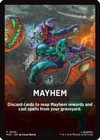 Mayhem Theme Card -  (MSC-036) - Commander: Marvel Super Heroes