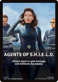 Agents of S.H.I.E.L.D. Theme Card -  (MSC-011) - Commander: Marvel Super Heroes