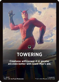 Towering Theme Card -  (MSC-057) - Commander: Marvel Super Heroes