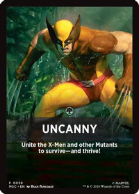 Uncanny Theme Card -  (MSC-059) - Commander: Marvel Super Heroes
