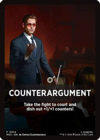 Counterargument Theme Card -  (MSC-014) - Commander: Marvel Super Heroes