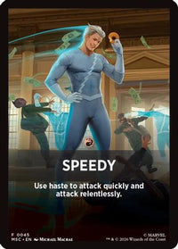Speedy Theme Card -  (MSC-045) - Commander: Marvel Super Heroes