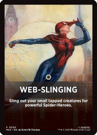 Web-Slinging Theme Card -  (MSC-020) - Commander: Marvel Super Heroes