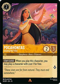 Pocahontas - Guiding the Tribe (12/204) Cold Foil - Attack of the Vine
