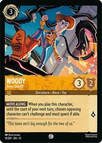 Woody - Town Sheriff (13/204) Cold Foil - Attack of the Vine