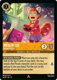 Meilin Lee - Losing Control (16/204) Cold Foil - Attack of the Vine