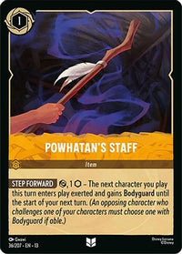 Powhatan's Staff (36/204) Cold Foil - Attack of the Vine