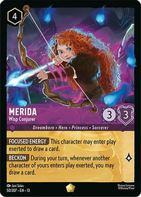 Merida - Wisp Conjurer (50/204)  - Attack of the Vine