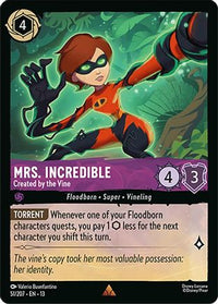 Mrs. Incredible - Created by the Vine (51/204) Cold Foil - Attack of the Vine