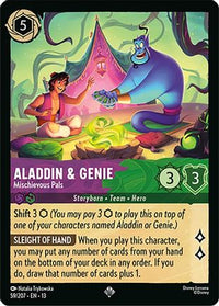 Aladdin & Genie - Mischievous Pals (59/204) Cold Foil - Attack of the Vine