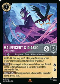 Maleficent & Diablo - Evil Incarnate (63/204)  - Attack of the Vine