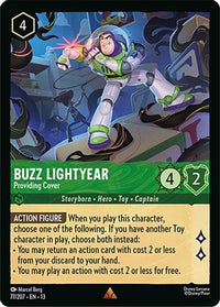 Buzz Lightyear - Providing Cover (77/204) Cold Foil - Attack of the Vine