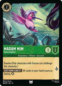 Madam Mim - Hummingbird (86/204) Cold Foil - Attack of the Vine