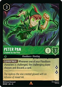 Peter Pan - Created by the Vine (89/204) Cold Foil - Attack of the Vine