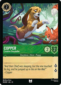 Copper - Creative Storyteller (90/204) Cold Foil - Attack of the Vine
