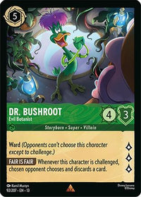 Dr. Bushroot - Evil Botanist (92/204)  - Attack of the Vine