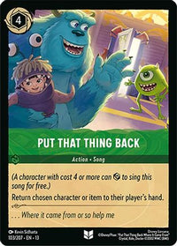 Put That Thing Back (103/204) Cold Foil - Attack of the Vine