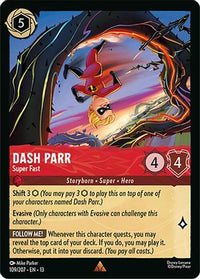 Dash Parr - Super Fast (109/204) Cold Foil - Attack of the Vine