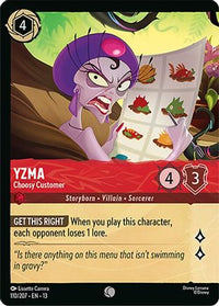 Yzma - Choosy Customer (Foil) (110/204) Cold Foil - Attack of the Vine