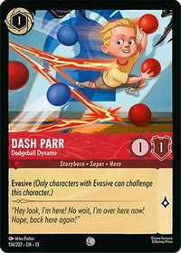 Dash Parr - Dodgeball Dynamo (114/204) Cold Foil - Attack of the Vine