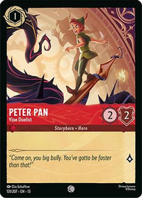 Peter Pan - Vine Duelist (131/204) Cold Foil - Attack of the Vine