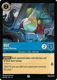 Roz - Always Watching (145/204) Cold Foil - Attack of the Vine