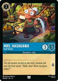 Mrs. Hasagawa - Fruit Vendor (150/204) Cold Foil - Attack of the Vine