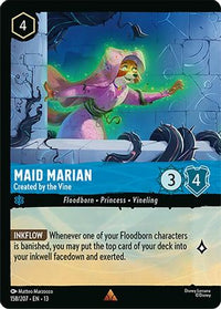 Maid Marian - Created by the Vine (Foil) (158/204) Cold Foil - Attack of the Vine