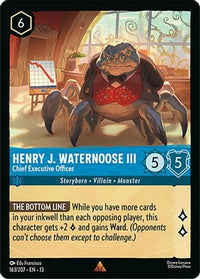 Henry J. Waternoose III - Chief Executive Officer (163/204) Cold Foil - Attack of the Vine