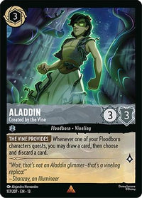 Aladdin - Created by the Vine (177/204) Cold Foil - Attack of the Vine
