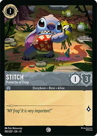 Stitch - Protector of Frogs (180/204) Cold Foil - Attack of the Vine