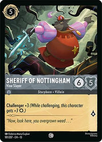Sheriff of Nottingham - Vine Slayer (181/204) Cold Foil - Attack of the Vine