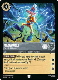 Megavolt - Electrical Menace (186/204) Cold Foil - Attack of the Vine
