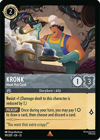 Kronk - Meat Hut Cook (191/204) Cold Foil - Attack of the Vine