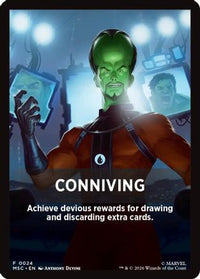 Conniving Theme Card -  (MSC-024) - Commander: Marvel Super Heroes