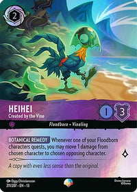 Heihei - Created by the Vine (Epic) (211/204) Holofoil - Attack of the Vine