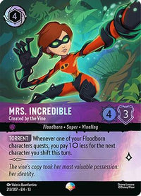 Mrs. Incredible - Created by the Vine (Epic) (213/204) Holofoil - Attack of the Vine