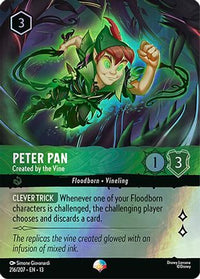 Peter Pan - Created by the Vine (Epic) (216/204) Holofoil - Attack of the Vine