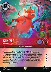 Sun Yee - Red Panda Spirit (Epic) (218/204) Holofoil - Attack of the Vine