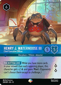 Henry J. Waternoose III - Chief Executive Officer (Epic) (220/204) Holofoil - Attack of the Vine