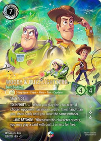 Woody & Buzz Lightyear - Best Buddies (Enchanted) (228/204) Holofoil - Attack of the Vine