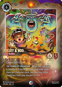 Sulley & Boo - Scare Buddies (Enchanted) (229/204) Holofoil - Attack of the Vine