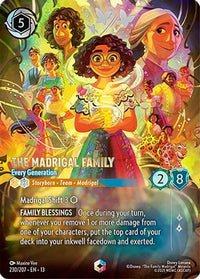The Madrigal Family - Every Generation (Enchanted) (230/204) Holofoil - Attack of the Vine