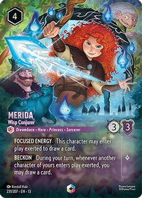 Merida - Wisp Conjurer (Enchanted) (231/204) Holofoil - Attack of the Vine