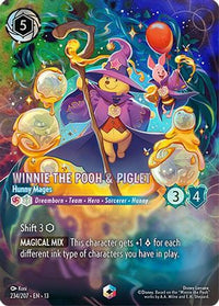 Winnie the Pooh & Piglet - Hunny Mages (Enchanted) (234/204) Holofoil - Attack of the Vine