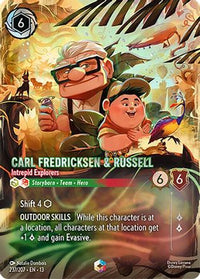 Carl Fredricksen & Russell - Intrepid Explorers (Enchanted) (237/204) Holofoil - Attack of the Vine