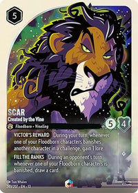 Scar - Created by the Vine (Enchanted) (243/204) Holofoil - Attack of the Vine